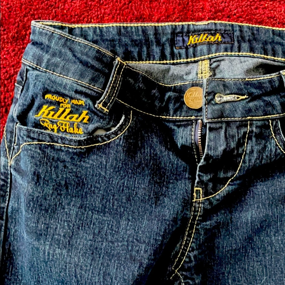 Killah dark blue wash jeans used once